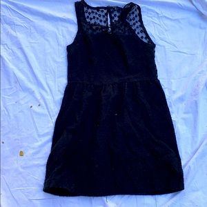 Black Dress with Lace Detailed Back